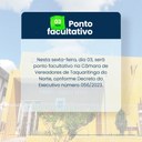 Comunicado de ponto facultativo